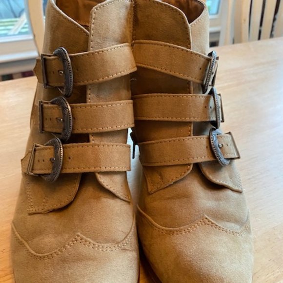 SO Women's Booties  Size 8.5  Western Steampunk - Picture 1 of 6